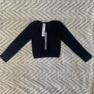 NEW Zara Contour Crop Top